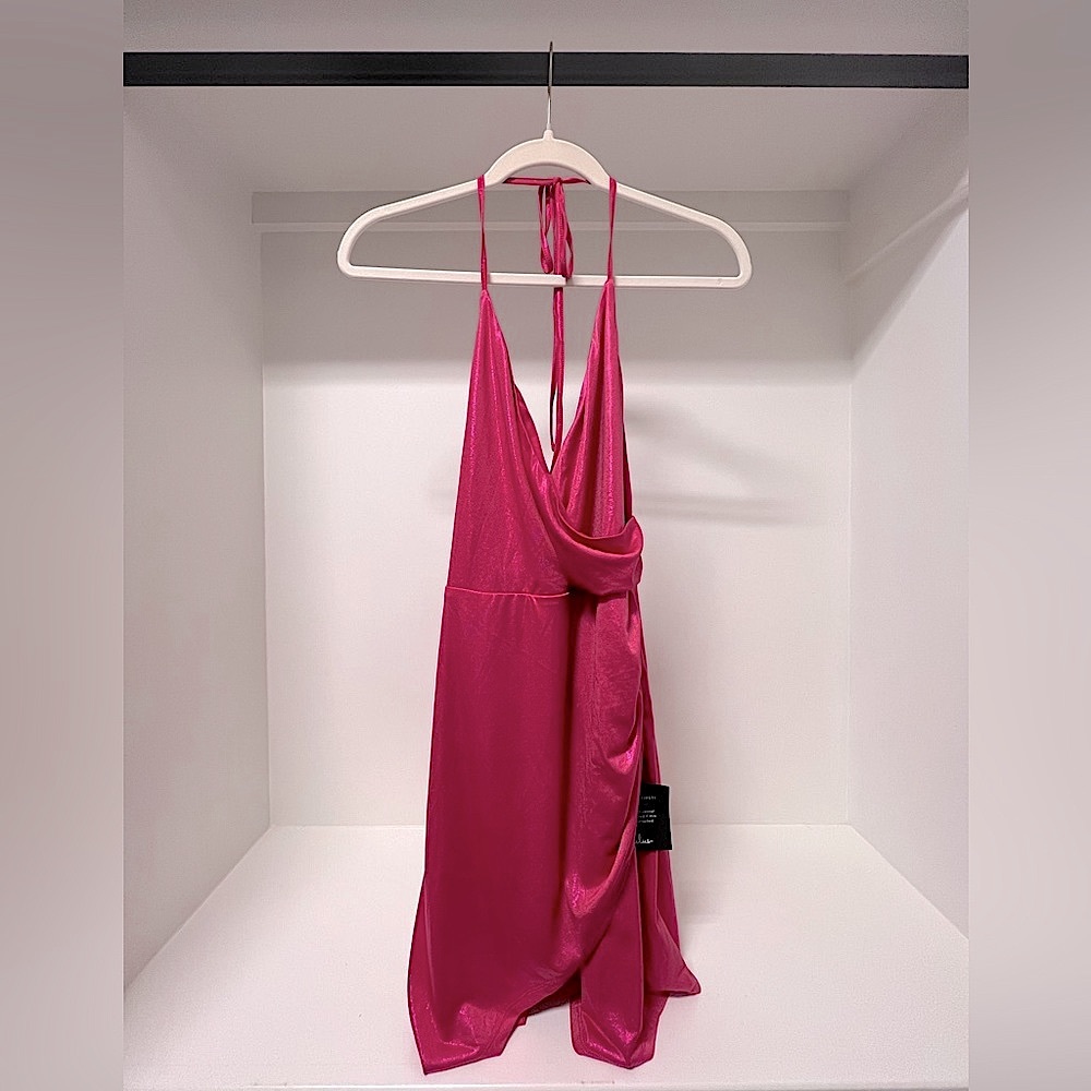 Sparkly Hot Pink Lulus Dress - Gorgeous Shimmering Formal Dress! NEW WITH TAGS!